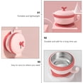 thumbnail image 2 of 1 Pce Bol pour Bébé Bol en Acier Inoxydable Bol d'Alimentation pour Bébé Vaisselle pour Bébé, 2 of 8