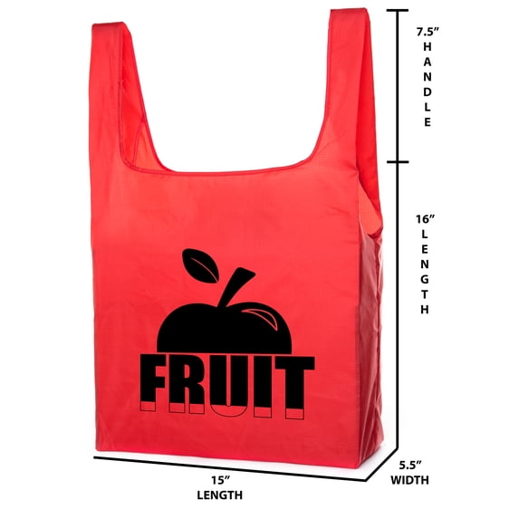 Themed Extra Large Reusable Shopping Tote Set Foldable Grocery Bag with Storage Pouch