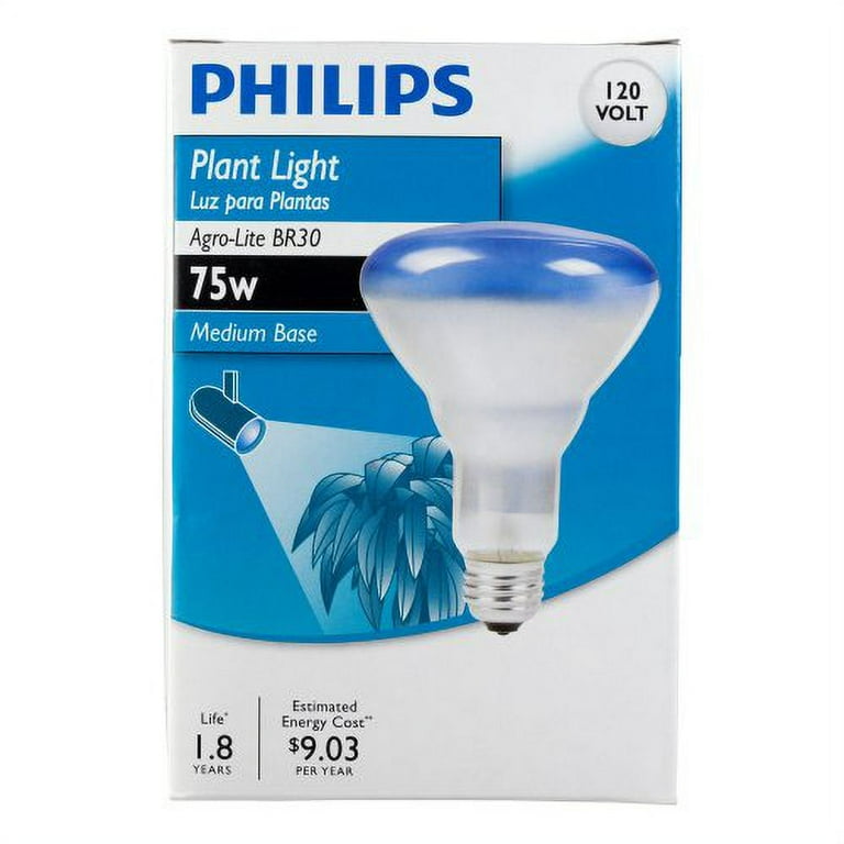 Philips 75-Watt BR30 Incandescent Agro Plant Grow Flood Light Bulb Philips 75-Watt BR30 Incandescent Agro Plant Grow Flood Light Bulb