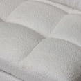 thumbnail image 6 of Single Sofa Bed Without Armrests Soft Teddy Fabric Texture Skin-Friendly Built-in USB Charging Port Side Storage Pocket Adjustable Backrest Ideal for Small Apartment Living Rooms or Studies, 6 of 7