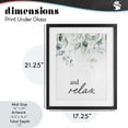 thumbnail image 4 of Stupell Industries Contemporary And Relax Minimal Herbs Black Framed Print Under Glass, 17 x 21, by Lettered and Lined, 4 of 8
