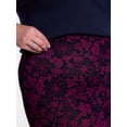 thumbnail image 4 of Terra & Sky Women's Plus Capri Legging, Sizes 0X-5X, 4 of 5