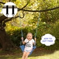 thumbnail image 5 of RedSwing Toddler Swing Seat for Kids with Heavy-Duty Adjustable Ropes, Hand-Knitting Secure Children Swing Set for Indoor Porch, Outdoor Playground, Backyard, Tree, Blue, 5 of 8