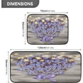 thumbnail image 2 of SKYSONIC Easter Lavender Greeting Kitchen Rugs Set of 2, Spring Summer Floor Runner Area Rug Washable Carpet Mat Perfect for Living Room Bedroom Entryway, 2 of 7