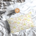 thumbnail image 3 of Cauagu Easter Rabbit Print Pillow Covers with Envelope Closure,1PC Pillow Cases Decorative Pillow Case for Bed & Couch, Pillows Not Included-20"x30", 3 of 6