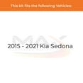 thumbnail image 2 of Max Advanced Brakes - Brake Kit for 2015 2016 2017 2018 2019 2020 2021 Kia Sedona Front Replacement Geomet Coated Disc Brake Rotors and Ceramic Brake Pads, 2 of 9