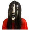 thumbnail image 2 of TERGAYEE Halloween Horror Grimace Mask Scary With Hair Realistic Halloween Creepy Cosplay Props Holiday Decor, 2 of 6