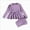 Purple, variant on Toddler Girl Clothes Bowknot Ruffle Sleeve Top Floral Allover Pants Fall Winter Outfit Set 12 18 24 Months2t 3t 4t 5t 6t 7t Toddler Girls Winter Clothes,18-24 Months,Purple