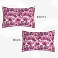 thumbnail image 2 of Zufioo Orchids Flowers Print Double-sided Plush Pillow Cover,Decorative Pillow Protector without Pillow Core, Suitable for Sofa, Bedroom, Car-20"x30", 2 of 6