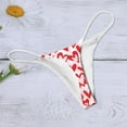 thumbnail image 6 of ZHOUCHANKIDS Women's Valentine's Day Printed Thong Panties Breathable Soft Comfortable Underwear for Her Red XL, 6 of 6