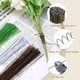 thumbnail image 3 of 100 piezas de tallos de alambre floral marrón flexibles de 0.9mm 20 Gauge para flores artificiales, 3 of 5