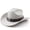 Light Gray, variant on EliteGoogv Unisex Wool Fedora Hat Wide Brim Curved Brim Retro Western Style For Men Women Autumn Winter Casual British Jazz Sun Protection Cap Headwear