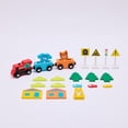 thumbnail image 3 of Jeu de rails de train en bois, 3 of 6