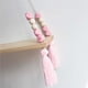 thumbnail image 2 of Wosthever Estante de pared estilo Ins, estante decorativo para niños, colgante con cuerda y tablero de madera, dormitorio de princesa Almacenamiento y organización del hogar No.2 Wosthever HA039705-02, 2 of 6