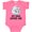 Hot Pink, variant on Inktastic Raccoon My Oma Loves Me Boys or Girls Baby Bodysuit
