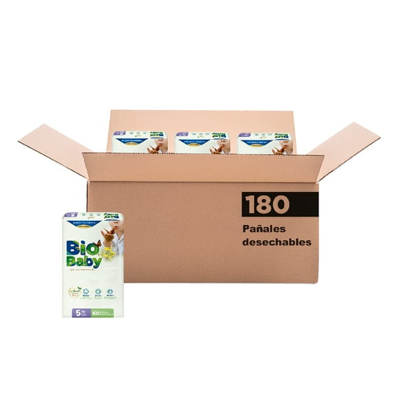 Pañal para Bebé Bio Baby Etapa 5 180 piezas