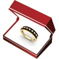 thumbnail image 5 of Dazzlingrock Collection 0.60 Carat (ctw) 14K Round Champagne & White Diamond Wedding Stackable Band, Yellow Gold, Size 8, 5 of 5