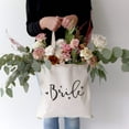 thumbnail image 4 of Bride Wedding Cotton Canvas Tote Bag, 4 of 5