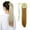 27H613, variant on SHCKE Wrap Around Long Hair Extension for Women 20" 22" Straight Wavy Ponytail Extensions Clip In Ponytail Extensions Bleach Blonde Synthetic Hair Piece