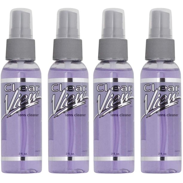 (Pack of 4 of 2oz) Clear View Premium ARCoated AntiStreak AntiStatic