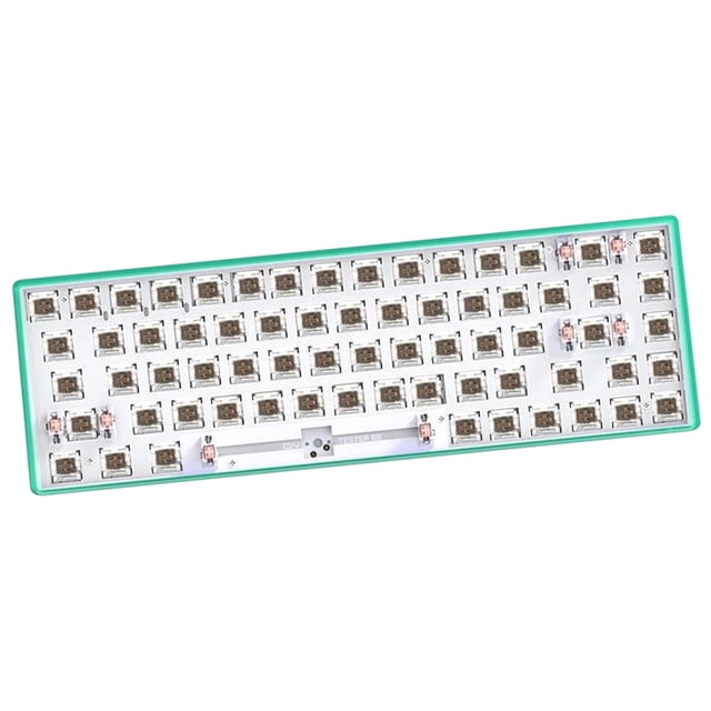Juegos de teclados mecánicos 68-Key Tester68 Kits de mecánico 2.4G / 5.0 Probador de eje de plástico ABS de 2 modos para PC Oficina Laptop inalámbrico - opción 19