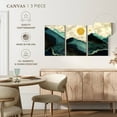 thumbnail image 5 of Elephant Stock Sunset Mountains Wall Art - Horizontal Multi Panel Canvas - Living Room Wall Decor - Nature Multi Panel - Teal And Blue Decor - 74" x 36", 5 of 8