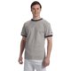 thumbnail image 1 of T1396 CH T136 100% CTN CAMISETA RINGER GRIS OXFRD/ MARINO 2XL Campeón T1396, 1 of 1