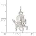 thumbnail image 4 of 925 Sterling Silver Solid Polished Pegasus Charm 24x14mm Wide 5mm Thick Pendant Necklace for Women, 4 of 5