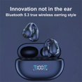 thumbnail image 2 of Auriculares inalámbricos Bluetooth 5.3 con clip para la oreja, de conducción ósea, deportivos, color 02, 2 of 5