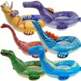 thumbnail image 2 of Flotadores inflables de dinosaurio para piscina, juguetes de simulación de Triceratops, anillo de natación, juguete de fiesta de agua al aire libre para niños y adultos, regalo de verano, 2 of 4