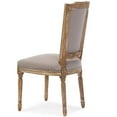 thumbnail image 4 of Baxton Studio Estelle Chic Rustic French Country Cottage Dining Chair, Beige (Set of 1), 4 of 7