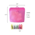thumbnail image 5 of Reusable Food Storage Bags, Food Grade Silicone, Cook, Store, Freeze, Microwave Safe, Airtight, Set of 3, 5 of 5