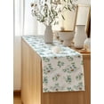 thumbnail image 5 of Table Runner 72 Inches Long for Kitchen Dining, Daisy Dresser Scarf Farmhouse, Dining Table Decorations for Wedding/Parties, Spring Eucalyptus Leaves Flowers Botanical Country 16 x 72 In, 5 of 8