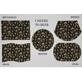 thumbnail image 2 of Beer or Wine Placemats by Penny's Needful Things (Oval - Set of 6) (Cheers to Beer), 2 of 2