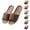 Coffee, variant on Linen Solid Wide-Strap Slippers Non-slip Soft Sole Breathable Casual Summer Footwear Navy 44