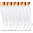 thumbnail image 1 of Compression Socks for Women & Men Circulation (8 Pairs)15-20 mmHg is Best Support for Athletic Running Cycling, 1 of 7