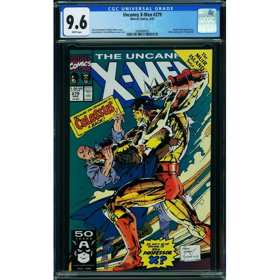 Uncanny X-Men #279 - CGC 9.6 Comic Book