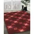thumbnail image 3 of Ahgly Company Machine Washable Indoor Rectangle Transitional Maroon Red Area Rugs, 5' x 7', 3 of 7