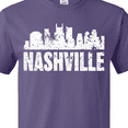 thumbnail image 4 of Inktastic Nashville Skyline Grunge T-Shirt, 4 of 5