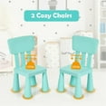 thumbnail image 3 of Pemberly Row Kids Table & 2 Chairs Set Toddler Activity Play Dining Baby Gift, 3 of 8