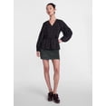 thumbnail image 3 of Scenario Women's Gathered Yoke Blouse with Long Sleeves, Sizes XS-XXXL, 3 of 6