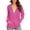 A-07 Rose Pink, variant on Basic Women’s Full-Zip Hoodie – Cozy Brushed Ribbed Knit Long Sleeve Cardigan Jacket with Adjustable Hood and Pockets Rose Pink 2X-Large