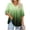 #A12-Light Green, variant on Womens Plus Size Tops 4x-5x Trendy 3/4 Sleeve Tunic Tops Gradient Graphic Tees V Neck T Shirts Pleat Hem Casual Womens Clothing 3XL,Navy