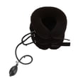 thumbnail image 3 of Dispositivo de tracción cervical inflable, ligero y portátil, en forma de U (café), 3 of 5