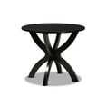 thumbnail image 3 of Baxton Studio Mona Modern and Contemporary Sand Fabric Upholstered and Dark Brown Finished Wood 5-Piece Dining Set, 3 of 5