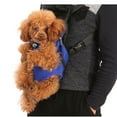 thumbnail image 2 of Dog Cat Shoulder Bag Pet Backpack Out Portable Mesh Breathable Backpack Small and Medium-sized Dog Out  Supplies (Blue,M), 2 of 6