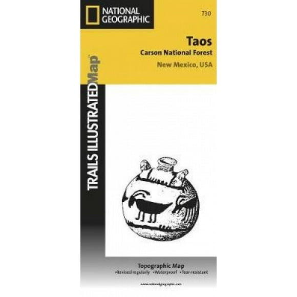 Taos Carson National Forest, New Mexico: Topographic Map