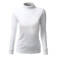 thumbnail image 1 of FashionOutfit Women's Double Long Sleeve Layer Half Turtleneck T-Shirt, 1 of 4
