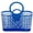 Blue, variant on New Plastic Hollow Basket Simple Functional Storage Basket Bathroom Accessories Toy Organizer Bath Basket