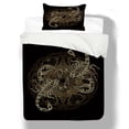 thumbnail image 3 of Bedding Set Home Bedding 3D Golden Scorpion Pattern Duvet Cover Set Bed Quilt Gift For Child Adults,Full (80"x90"), 3 of 6